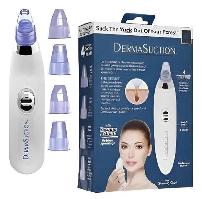Derma Suction Tool for Clear Skin White Rose Gold