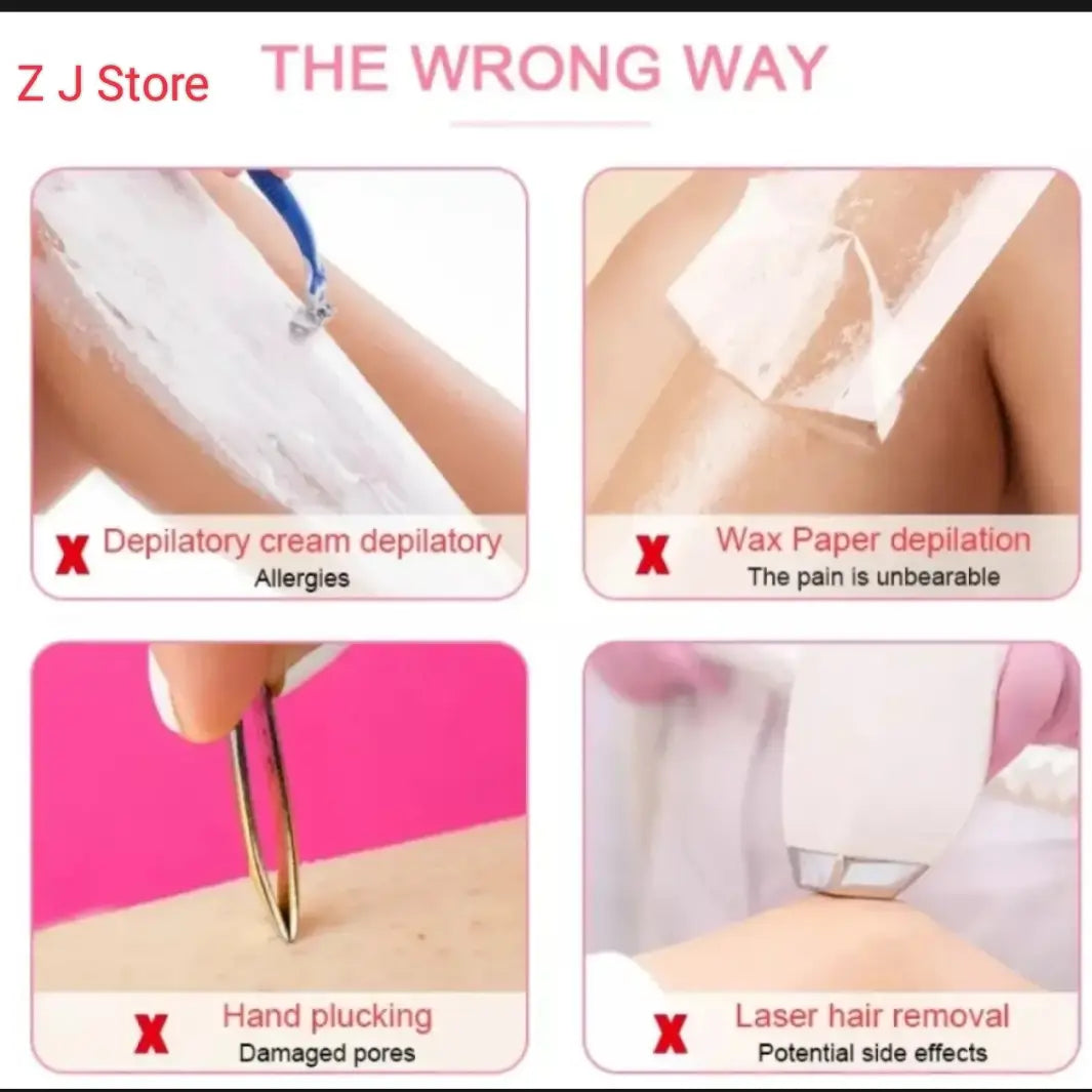 Crystal Hair Remover Nano Glass Painless Body Hair Eraser