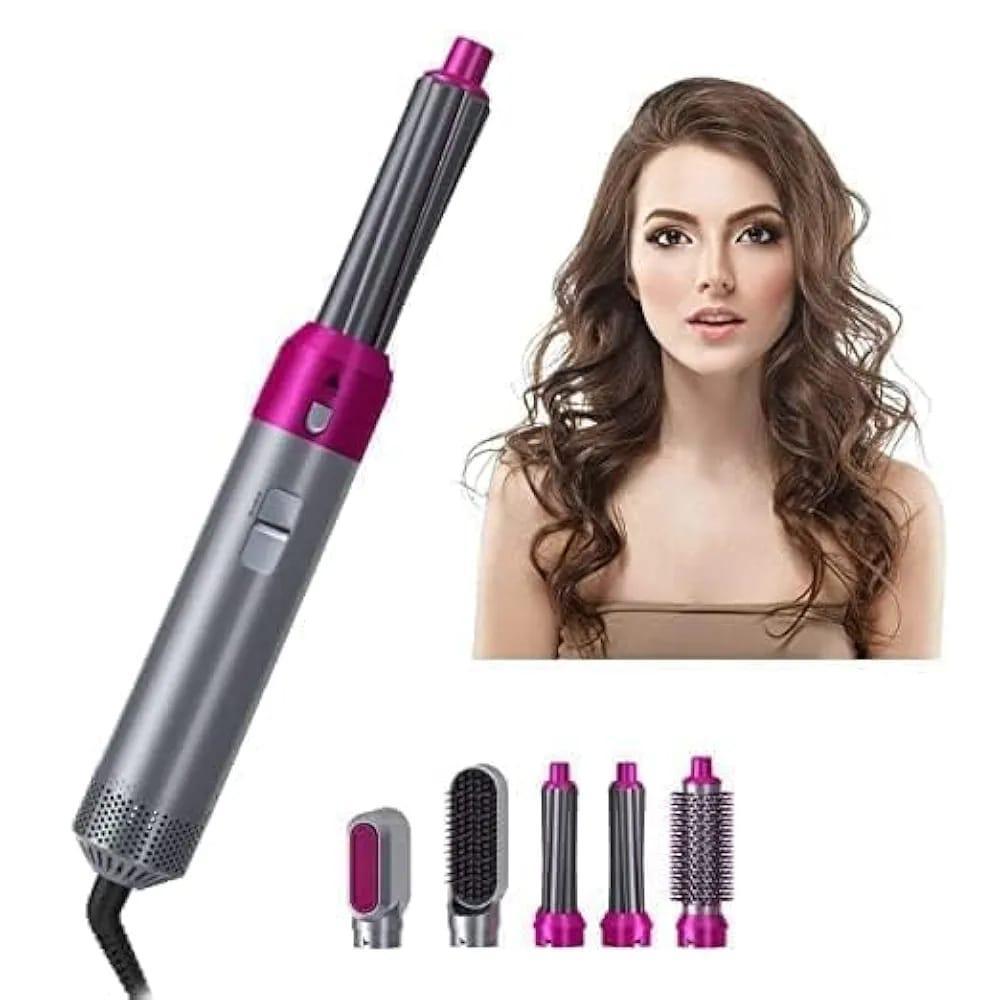 Stylish Pink Silver Curler for Pakistani Hair
