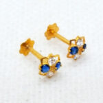 Latest Blue Ladies Gold Tops TP0184