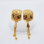 Gold Earrings For Women With Jhumkian ER000100