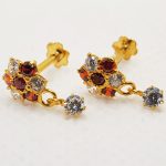Gold Tops For Girls With Drop Stone TP0306