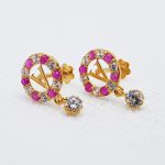 A Alphabet Gold Tops For Ladies TP0316