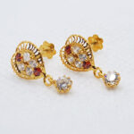 Heart Shape Gold Tops For Ladies TP0335