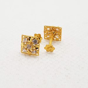Square Shape Gold Tops For Ladies TP0352